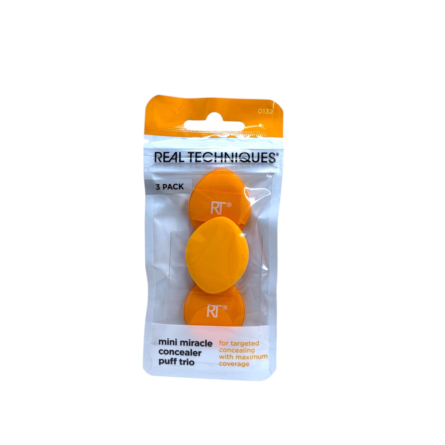 Pack de 3 mini esponjas Real Techniques Mini Miracle Concealer Puff para aplicar corrector con precisión