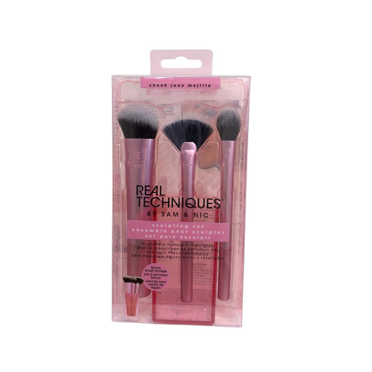 Set Real Techniques Sculpting con brochas para contorno, iluminador y rostro