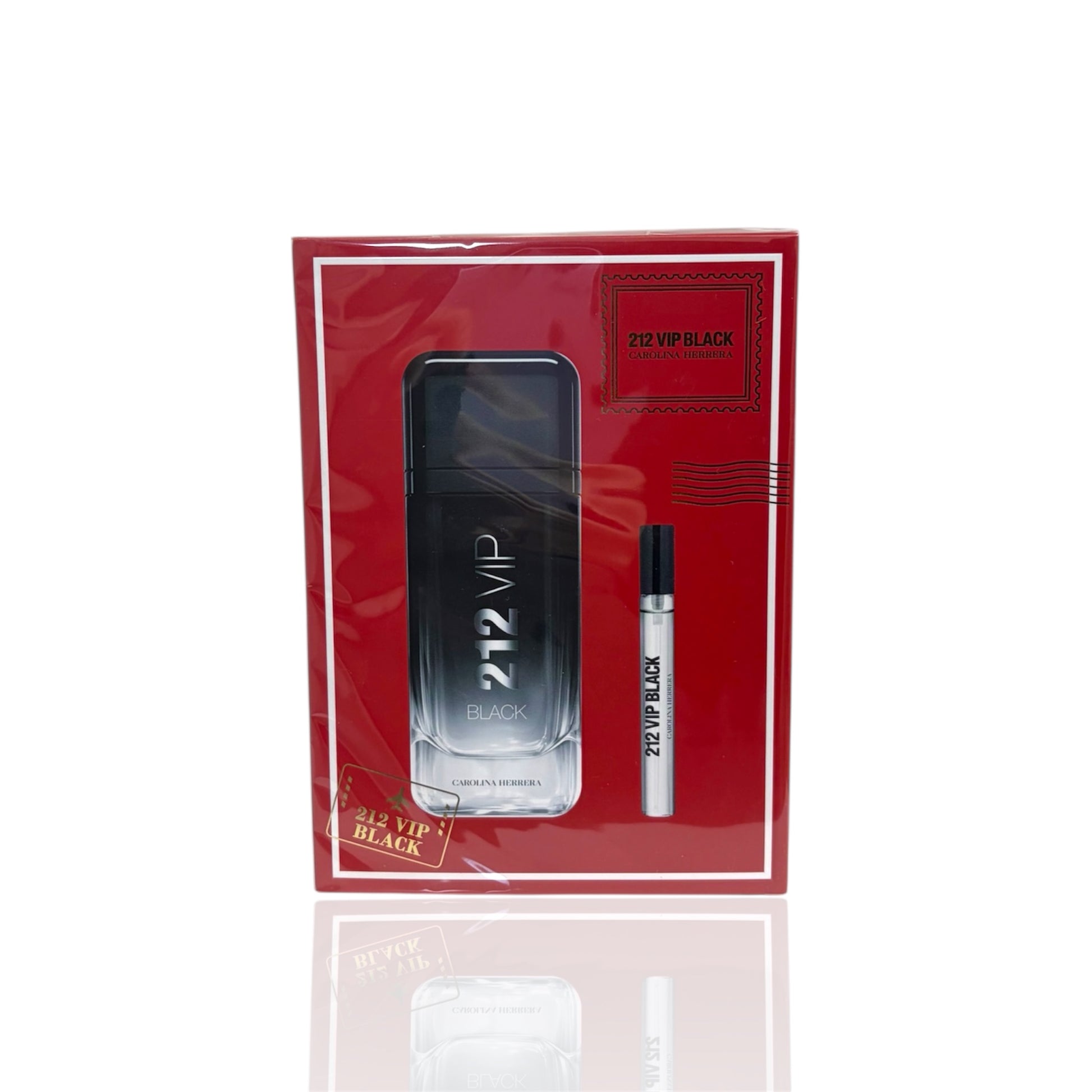 Set Carolina Herrera 212 VIP Black perfume hombre 
