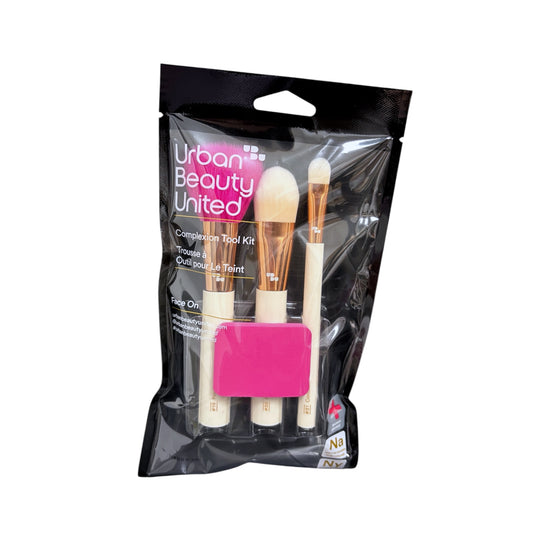 Kit de brochas maquillaje facial Urban Beauty United con esponja blender