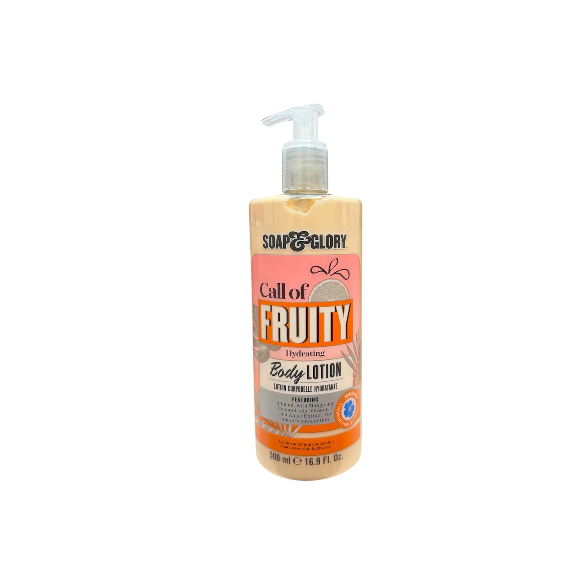 Soap & Glory Call of Fruity loción corporal hidratante con mango y aceite de coco 500 ml