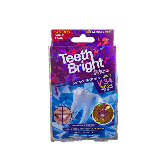 Teeth Bright V34 Instant Whitening Strips 14 Unidades