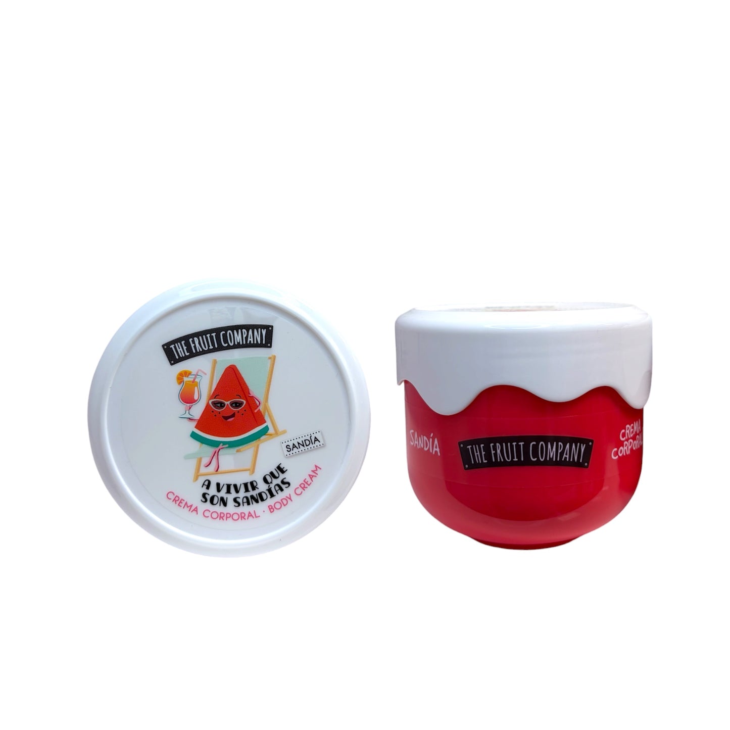 The Fruit Company Crema Corporal Hidratante Body Cream – Coco, Sandía y Melón 200 ml