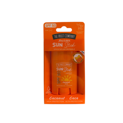 The Fruit Company Invisible Sun Stick SPF 50 Protector Solar Invisible 20 g