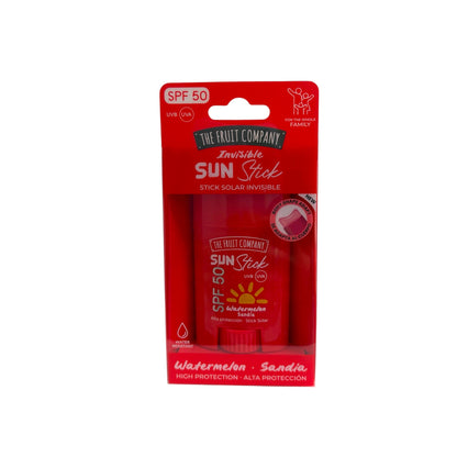 The Fruit Company Invisible Sun Stick SPF 50 Protector Solar Invisible 20 g