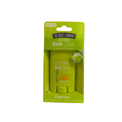 The Fruit Company Invisible Sun Stick SPF 50 Protector Solar Invisible 20 g