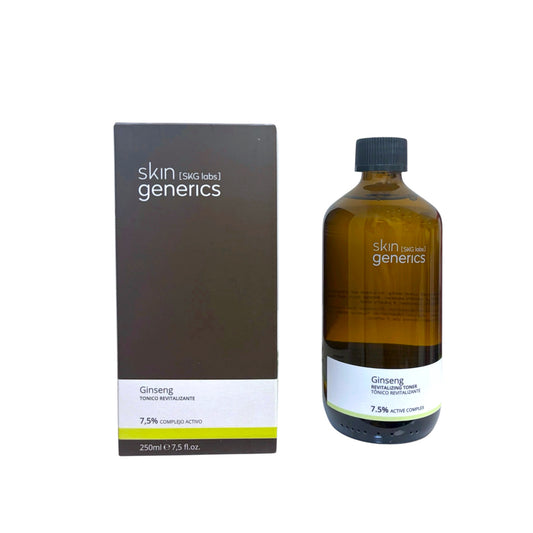 Tónico facial revitalizante con ginseng Skin Generics para piel luminosa