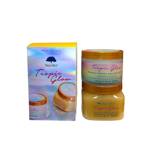 Tree Hut Tropic Glow Pack – Exfoliante + Manteca Corporal Reafirmante