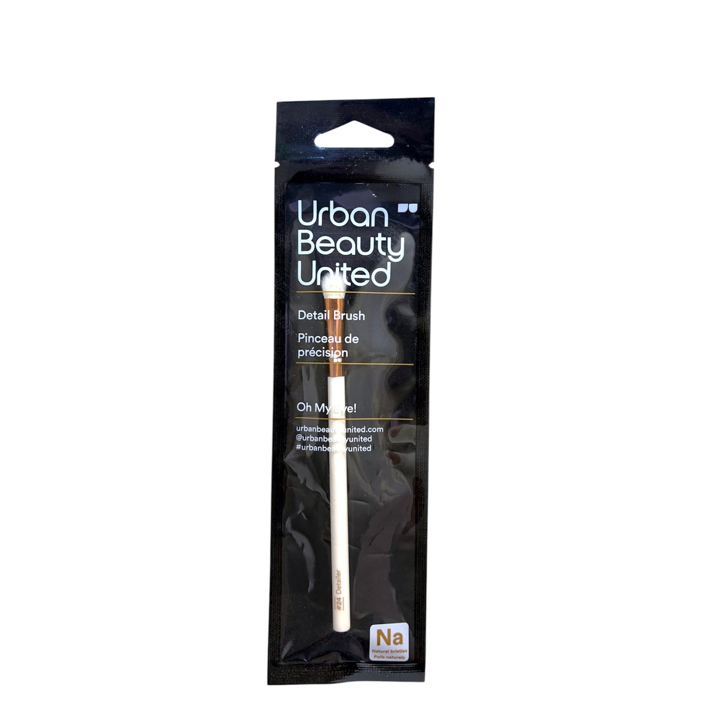Brocha de precisión Urban Beauty United – Pincel para detalles y acabado perfecto