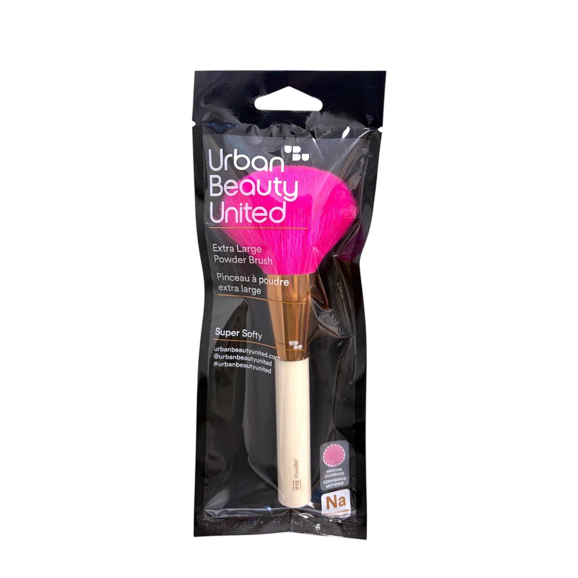 Brocha grande para polvos Urban Beauty United – Acabado suave y profesional