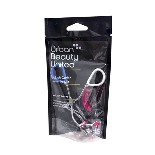 Rizador de pestañas Urban Beauty United Wicked Winks – Curvatura perfecta con repuestos incluidos