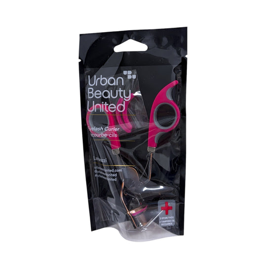 Rizador de pestañas Urban Beauty United – Curvador con repuestos para mirada perfecta