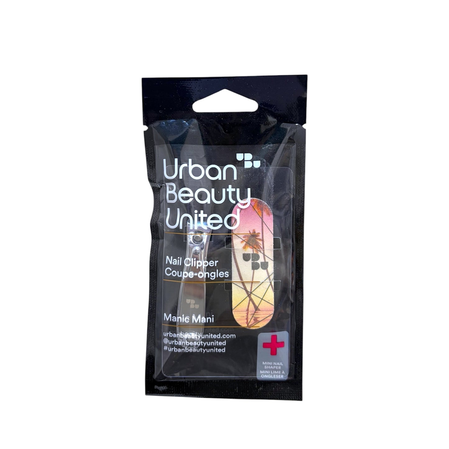 Set cortaúñas Urban Beauty United – Kit compacto con lima para uñas perfectas