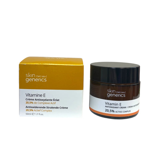 Crema facial antioxidante con vitamina E Skin Generics iluminadora