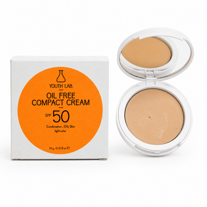 Youth Lab Oil Free Compact Cream SPF 50 con Color