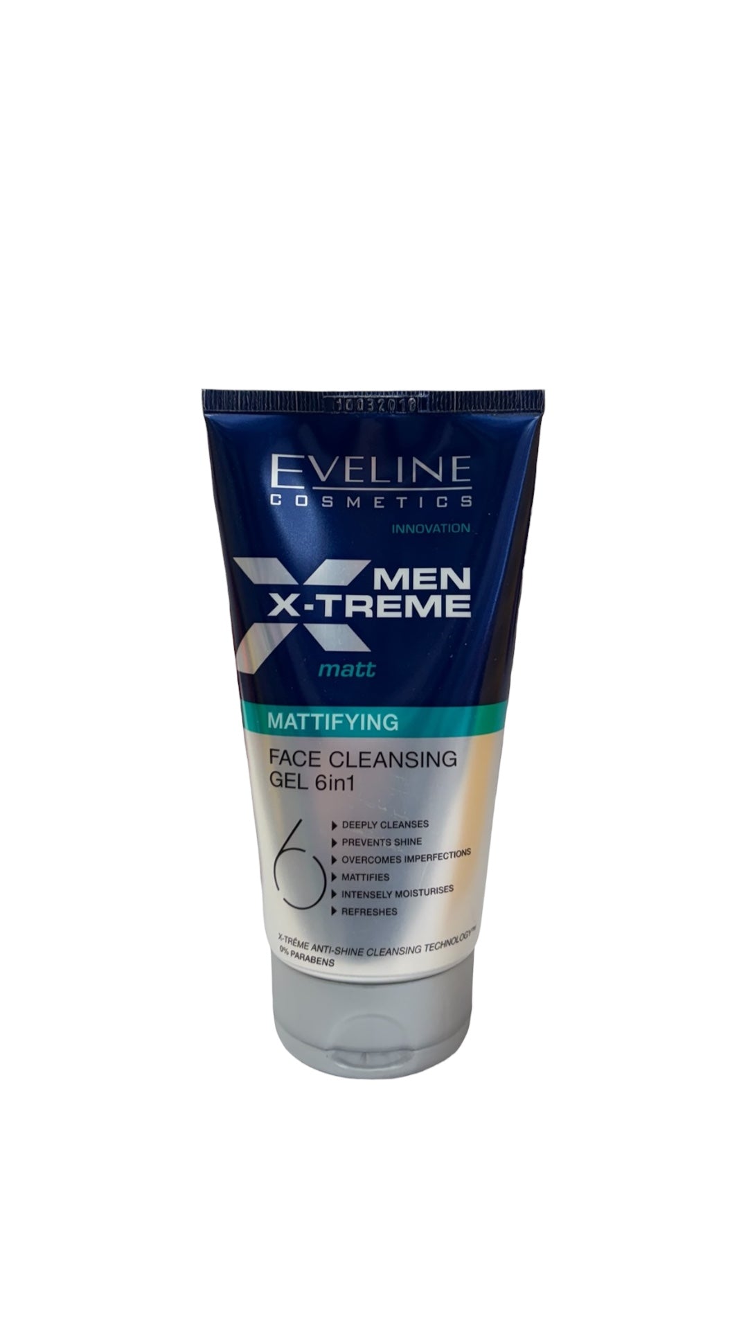 Gel limpiador facial Eveline Men X Treme 6 en 1 efecto matificante
