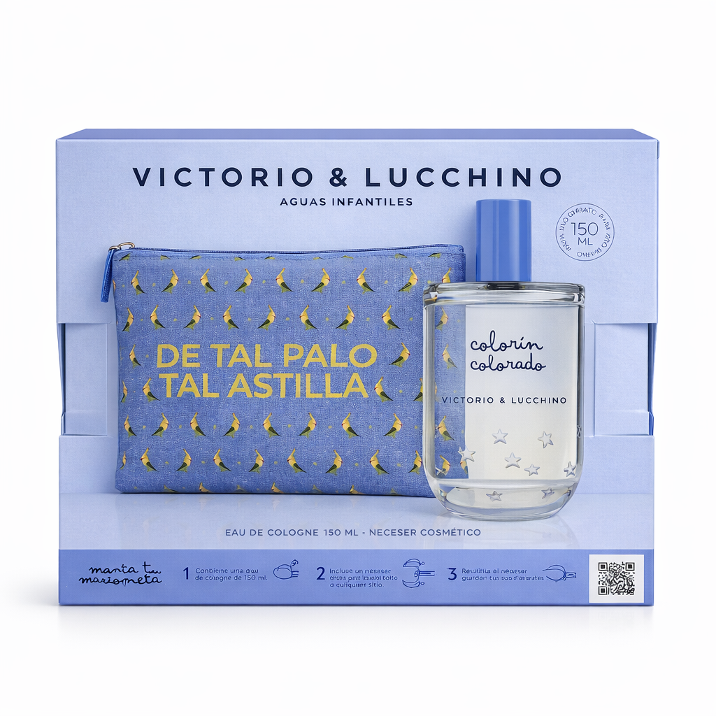 Perfume infantil Victorio & Lucchino Colorín Colorado con neceser y colonia 150ml para niños