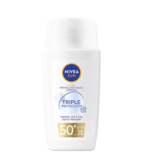 Nivea sun Fp 50 triple protección fluido ultraligero hidratante