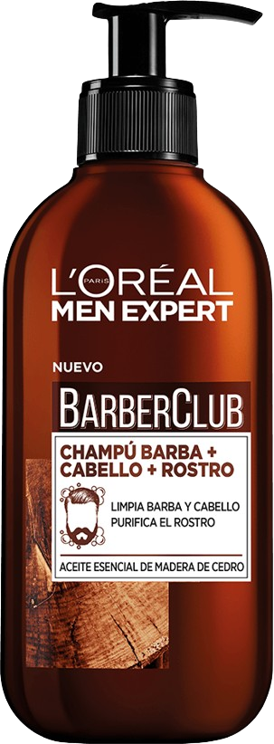 L´oreal Champú 3 en 1: barba, cabello y rostro