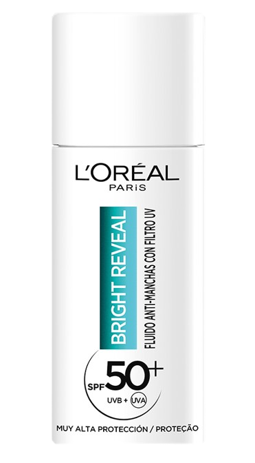 L'Oreal Fluido Hidratante Anti-manchas con Filtro UV SPF50+ y Niacinamida