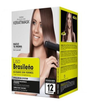 Be Natural kit alisado brasileño keratimask