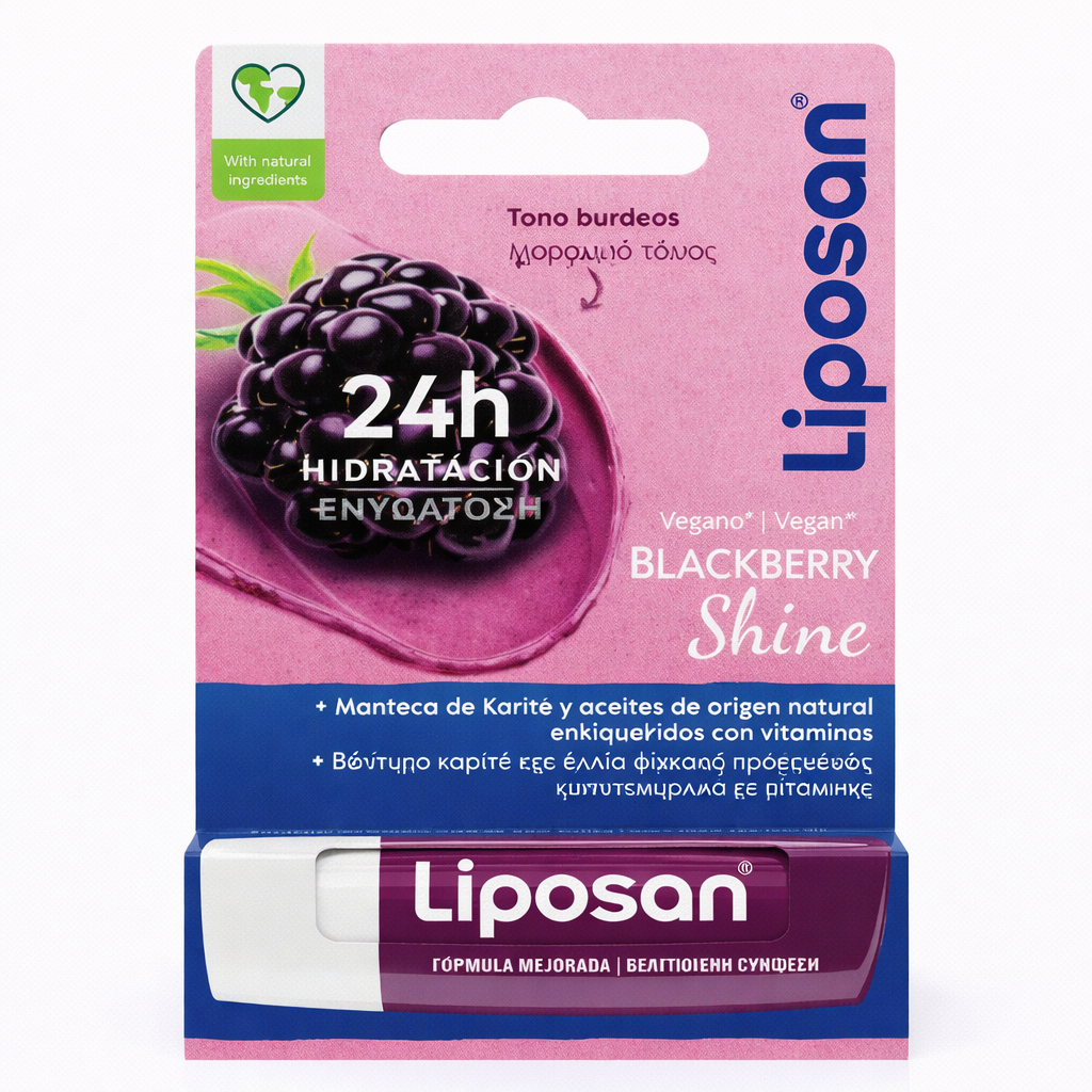 Bálsamo labial Liposan Blackberry Shine