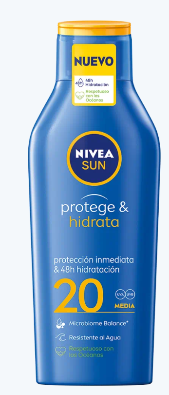 Nivea sun fp 20 leche protege & hidrata