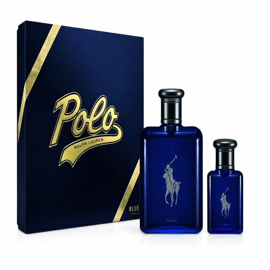 Perfume Polo Blue Ralph Lauren estuche original con dos frascos
