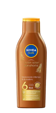 Nivea Leche solar zanahoria fp 6
