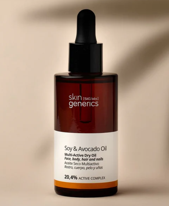 Aceite seco multiactivo rostro, cuerpo, pelo y uñas skin generics